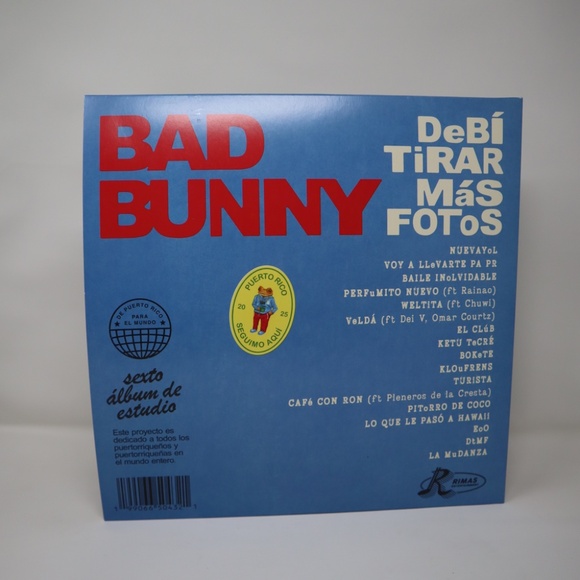 Bad Bunny - DTMF - Debi Tirar Mas Fotos Double Blue Vinyl Gatefold - Picture 4 of 5